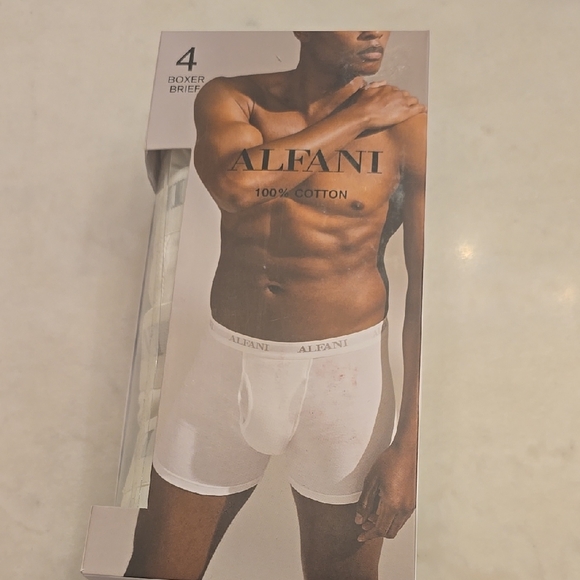 NIB Men's Alfani 4 Pack Boxer Briefs Size XXL - Picture 1 of 5